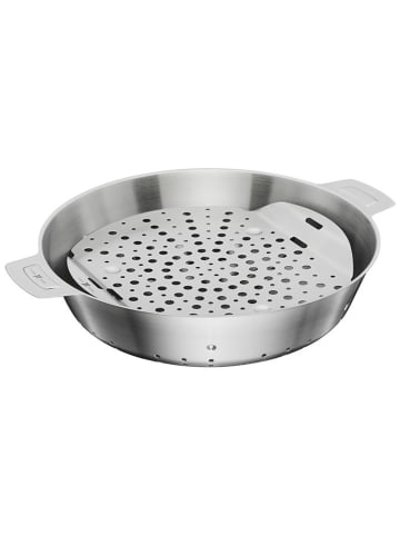 Fiskars Wkład w kolorze srebrnym do gotowania na parze - Ø 19,6 cm