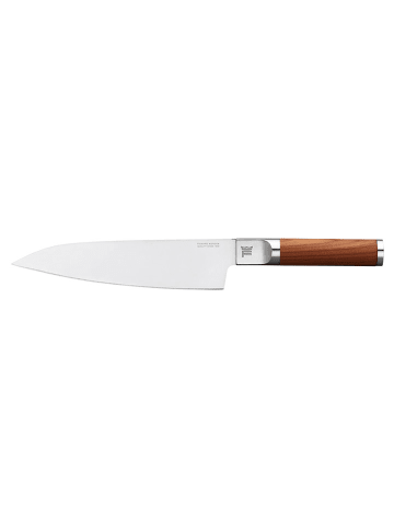Fiskars Kochmesser ''Norden Cooking'' in Braun/ Silber - (L)21,1 cm