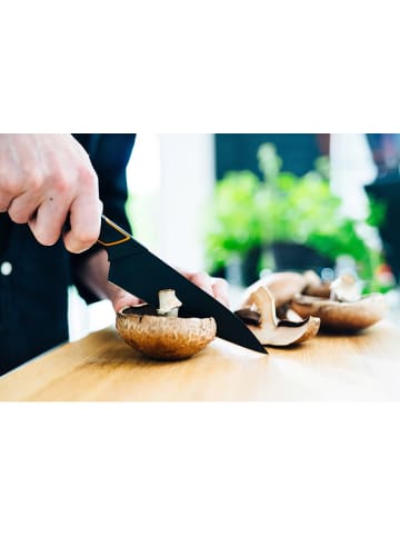 Fiskars Nóż kuchenny "Edge" w kolorze czarnym - dł. 15 cm