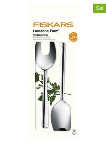 Fiskars 2-częściowy zestaw w kolorze srebrnym