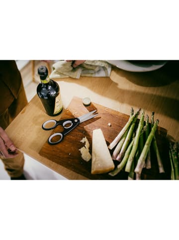 Fiskars Nożyczki kuchenne "Functional Form" w kolorze czarnym - wys. 21,5 cm