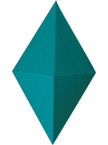 Fiskars Szablon 3D "Diament" w kolorze białym - wys. 15 cm