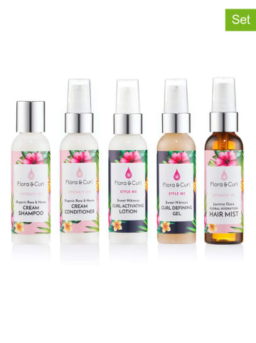 Flora Curl 5tlg. Lockenpflege-Set "Mini Essentials", je 75 ml