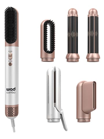 wad 4-in-1 stylingsapparaat "Beauty Combo" zilverkleurig/roségoudkleurig