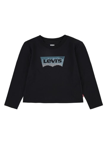 Levi's Kids Koszulka "Meet and greet glitter bat" w kolorze czarnym