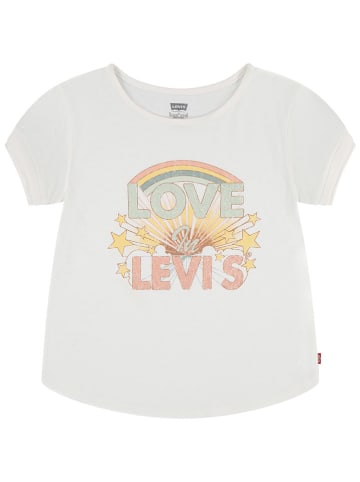 Levi's Kids Koszulka w kolorze białym ze wzorem