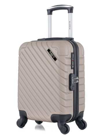 BlueStar Hardcase-Trolley "Cité" in Beige - (B)32 x (H)46 x (T)20 cm
