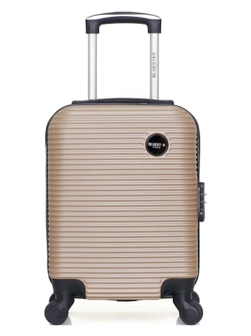 BlueStar Hardcase-Trolley "London" in Beige - (B)32 x (H)46 x (T)20 cm
