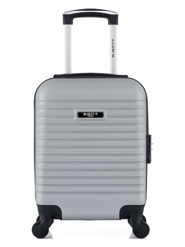 BlueStar Hardcase-trolley "Brazilia" grijs - (B)32 x (H)46 x (D)20 cm