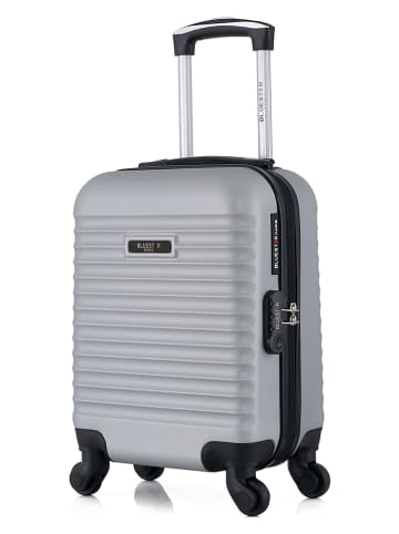 BlueStar Hardcase-trolley "Brazilia" grijs - (B)32 x (H)46 x (D)20 cm