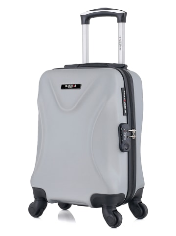 BlueStar Hardcase-trolley "Garibaldi" lichtgrijs - (B)32 x (H)46 x (D)20 cm