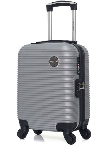 BlueStar Hardcase-Trolley "London" in Grau - (B)32 x (H)46 x (T)20 cm