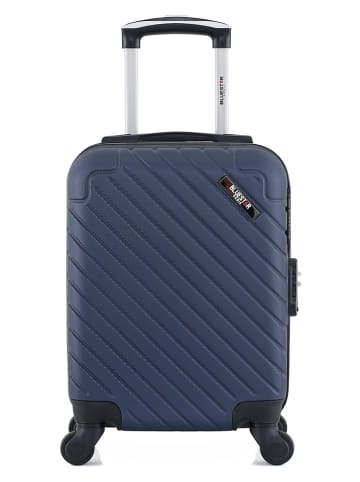 BlueStar Hardcase-trolley "Cité" donkerblauw - (B)32 x (H)46 x (D)20 cm