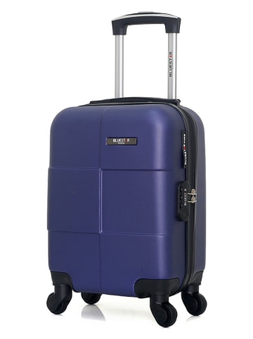 BlueStar Hardcase-trolley "Miami" blauw - (B)32 x (H)46 x (D)20 cm