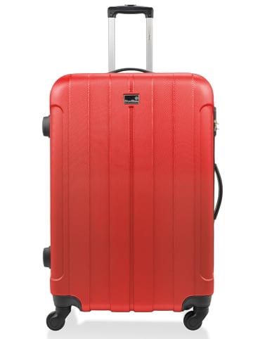 BlueStar Hardcase-trolley "Napoli" rood