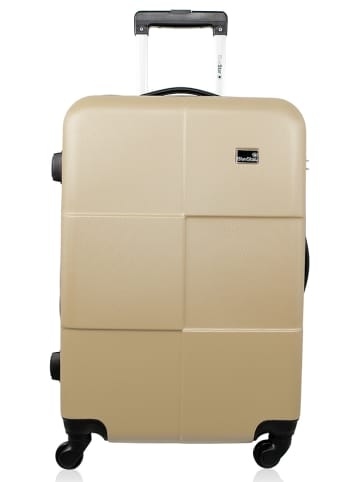 BlueStar Walizka "Miami" w kolorze beżowym - 38 x 59 x 26 cm