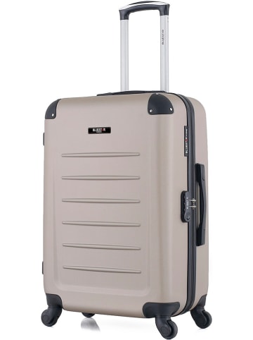 BlueStar Hardcase-trolley "Opera" beige - (B)41 x (H)65 x (D)26 cm