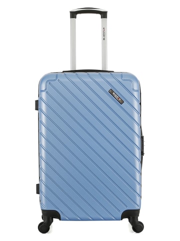 BlueStar Hardcase-Trolley "Cite in Hellblau - (B)41 x (H)65 x (T)26 cm
