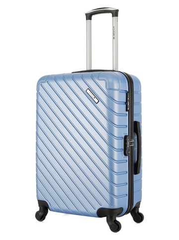 BlueStar Hardcase-Trolley "Cite in Hellblau - (B)41 x (H)65 x (T)26 cm