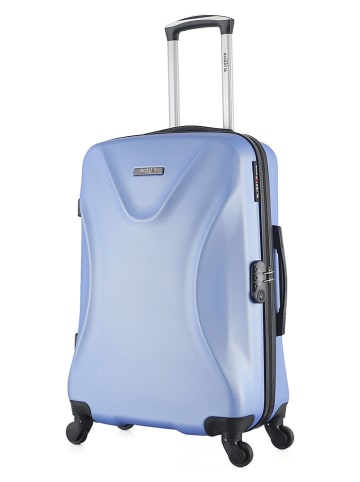 BlueStar Hardcase-Trolley "Garibaldi" in Hellblau - (B)41 x (H)65 x (T)26 cm