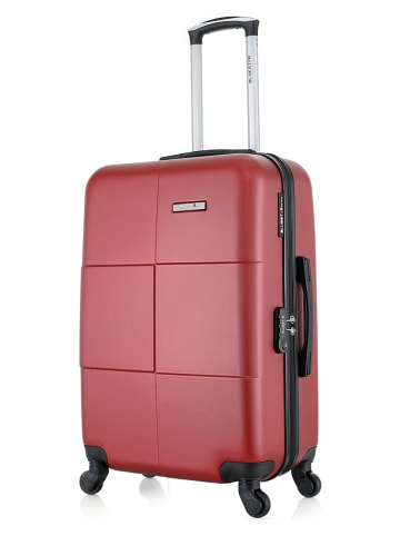 BlueStar Hardcase trolley "Miami" rood - (B)41 x (H)65 x (D)26 cm