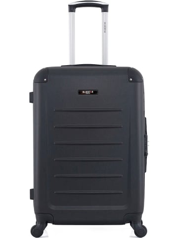 BlueStar Hardcase-Trolley "Opera" in Schwarz - (B)41 x (H)65 x (T)26 cm