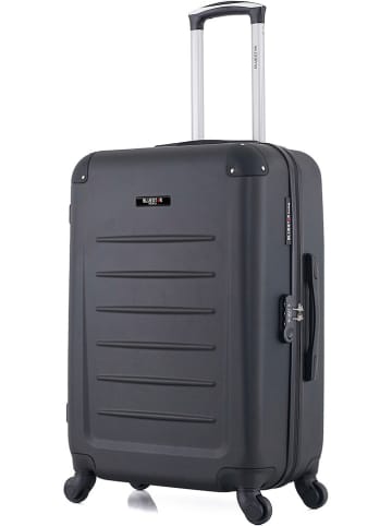 BlueStar Hardcase-trolley "Opera" zwart - (B)41 x (H)65 x (D)26 cm