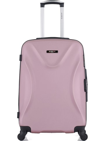 BlueStar Hardcase-trolley "Garibaldi" lichtroze - (B)41 x (H)65 x (D)26 cm