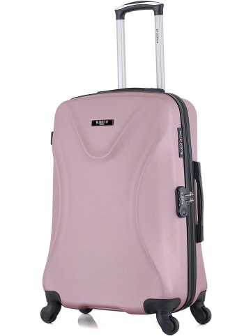 BlueStar Hardcase-Trolley "Garibaldi" in Rosa - (B)41 x (H)65 x (T)26 cm