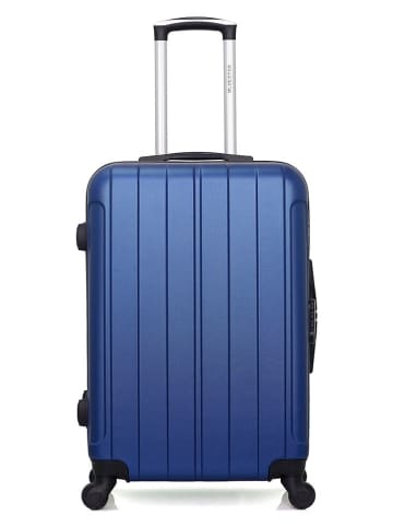 BlueStar 2tlg. Hardcase-Trolleyset "Napoli" in Blau