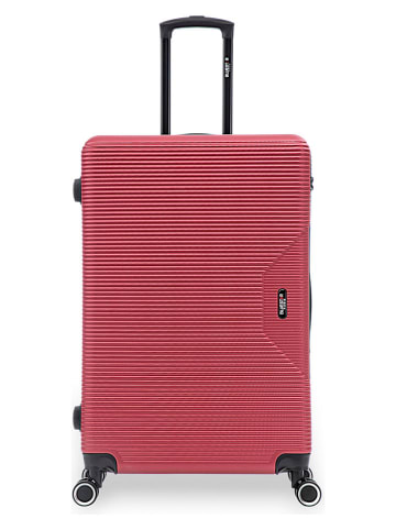 BlueStar Hardcase-Trolley "Wagram" in Pink - (B)48,5 x (H)75,5 x (T)29,5 cm