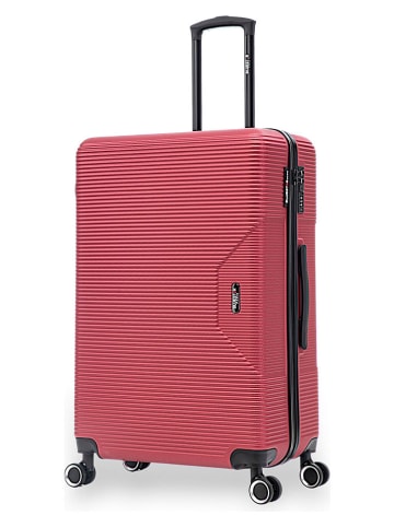 BlueStar Hardcase-Trolley "Wagram" in Pink - (B)48,5 x (H)75,5 x (T)29,5 cm