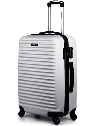 BlueStar Hardcase-trolley "Brazilia" zilverkleurig - (B)47 x (H)75 x (D)29 cm