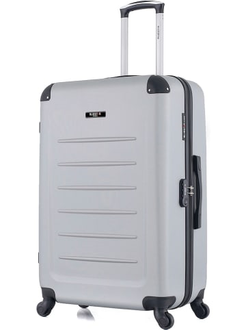 BlueStar Hardcase-trolley "Opera" grijs - (B)47 x (H)75 x (D)29 cm