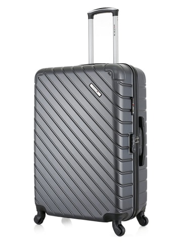 BlueStar Hardcase-trolley "Cite" antraciet - (B)47 x (H)75 x (D)29 cm