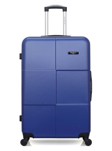 BlueStar Hardcase-trolley "Miami" blauw - (B)47 x (D)29 cm