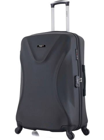 BlueStar Hardcase-Trolley "Garibaldi" in Schwarz - (B)47 x (H)75 x (T)29 cm