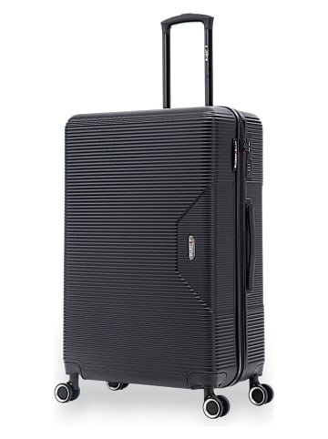 BlueStar Hardcase-Trolley "Wagram" in Schwarz - (B)48,5 x (H)75,5 x (T)29,5 cm