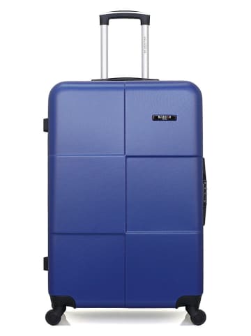 BlueStar 2tlg. Hardcase-Trolleyset "Miami" in Blau