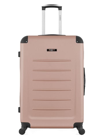 BlueStar 2-delige hardcase-trolleyset "Opera" roségoudkleurig