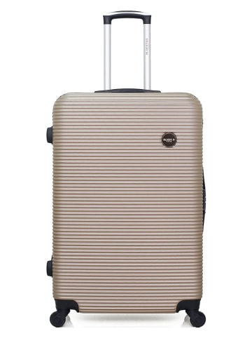 BlueStar 2-delige hardcase-trolleyset "London" beige