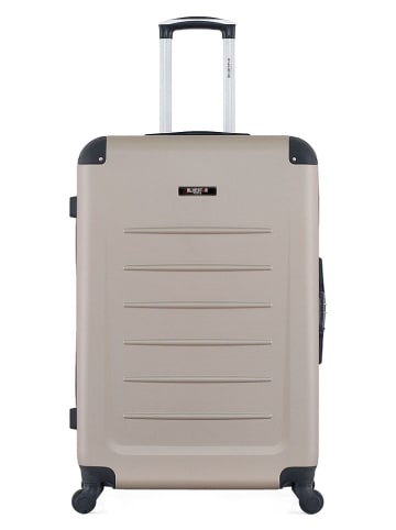 BlueStar 2tlg. Hardcase-Trolleyset "Opera" in Beige