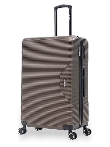 BlueStar 2tlg. Hardcase-Trolleyset "Wagram" in Braun