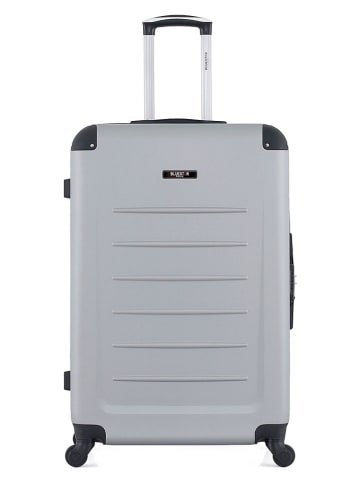 BlueStar 2-delige hardcase-trolleyset "Opera" grijs