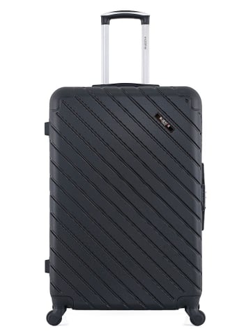 BlueStar 2tlg. Hardcase-Trolleyset "Cite" in Schwarz