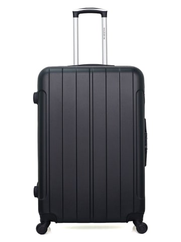 BlueStar 2tlg. Hardcase-Trolleyset "Napoli" in Schwarz