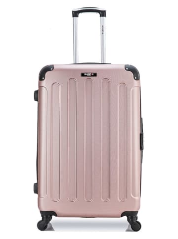 BlueStar 2-delige hardcase-trolleyset "Madrid" lichtroze