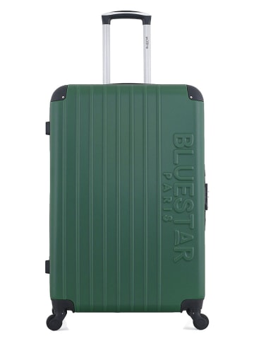 BlueStar 2tlg. Hardcase-Trolleyset "Bucarest" in Grün