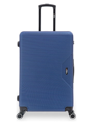 BlueStar 3tlg. Hardcase-Trolleyset "Wagram" in Blau