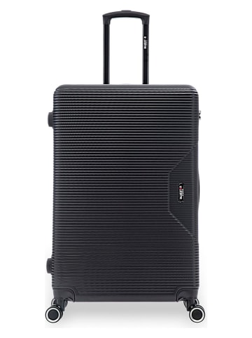 BlueStar 3tlg. Hardcase-Trolleyset "Wagram" in Schwarz